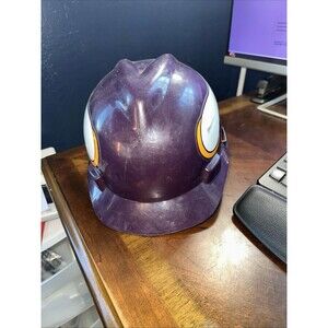 NFL Minnesota Vikings Hard Hat Helmet MSA V Gard Medium